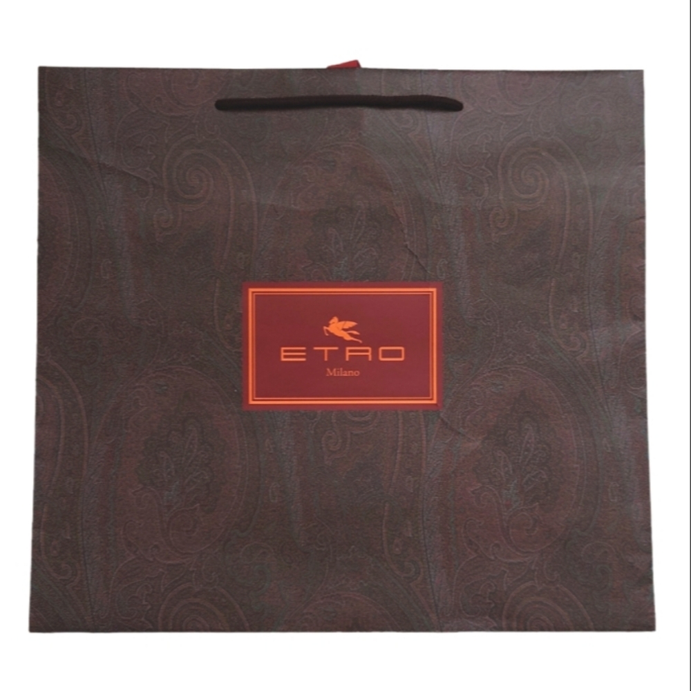 ETRO Large Paper Shopping Gift Bag